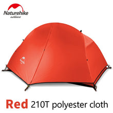 Load image into Gallery viewer, Naturehike 1 Person Cycling Ultralight Tent Waterproof Double Layer 4 Season Outdoor Camping Hiking Tourist Tents NH18A095-D
