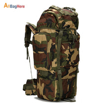 Load image into Gallery viewer, Outdoor 65L Military Backpack Molle Camping Climbing Tactical Bag Men Large Capacity Hiking Army Travel Sports Tourist Backpacks
