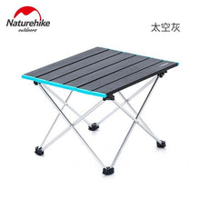 Load image into Gallery viewer, Nh Mobil Outside Aluminum Alloy Folding Portable Picnic Table Tourist Field Barbecue Camping Table
